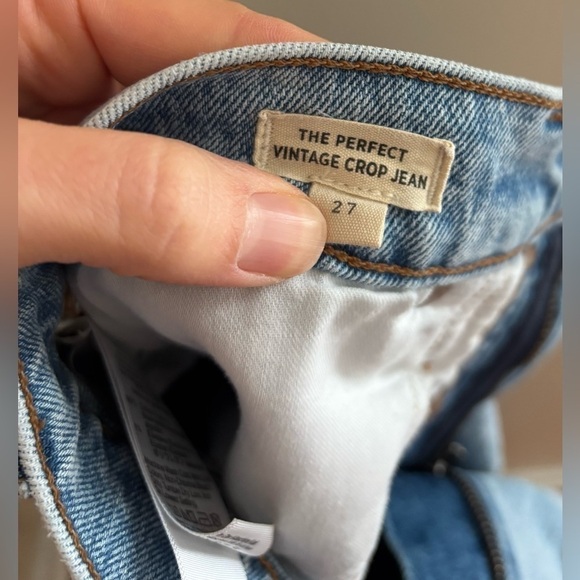 Madewell The Perfect Vintage Crop Jean in Light Wash - Picture 8 of 13